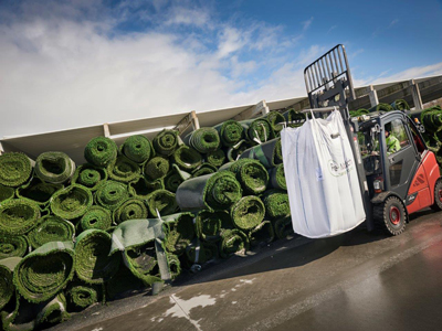 Campos deportivos reciclados