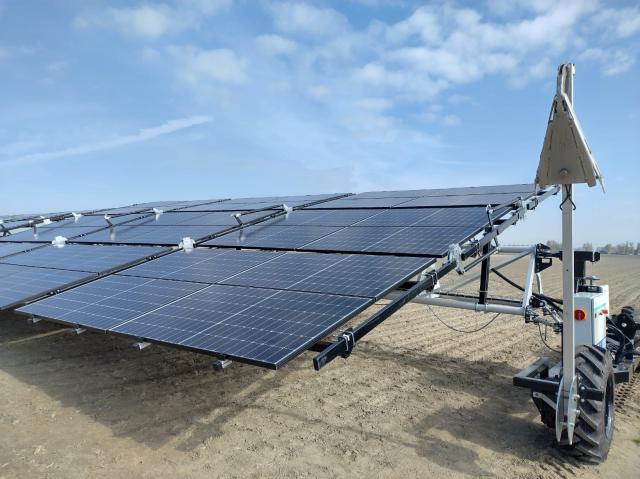 Paneles solares conductores